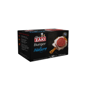 CHEF ZAKI BURGER NATURE 800GR