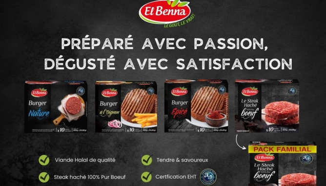 Découvrez la nouvelle gamme de produit surgelé El Benna à base de viande bovine 